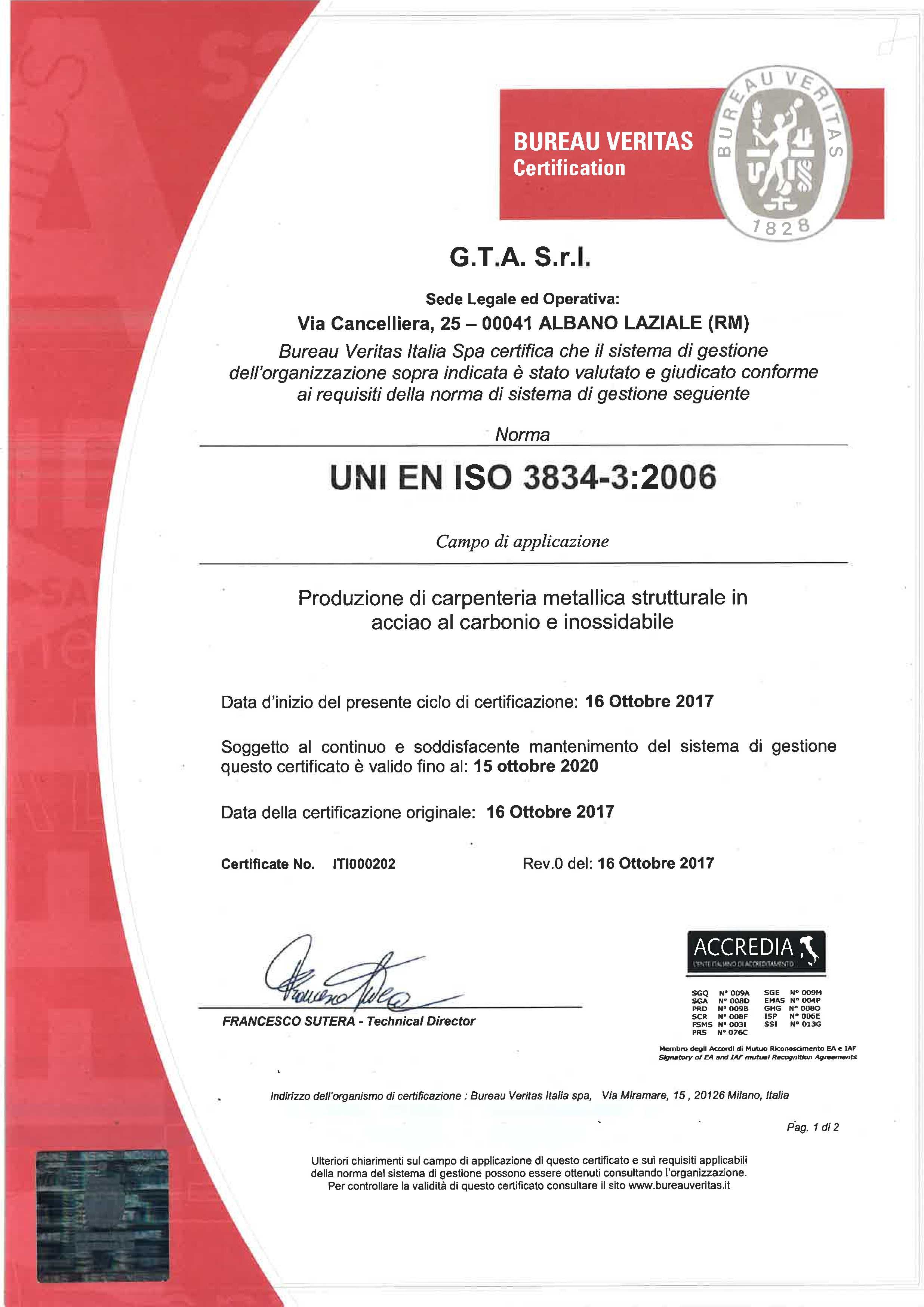 UNI EN ISO 3834-3:2006